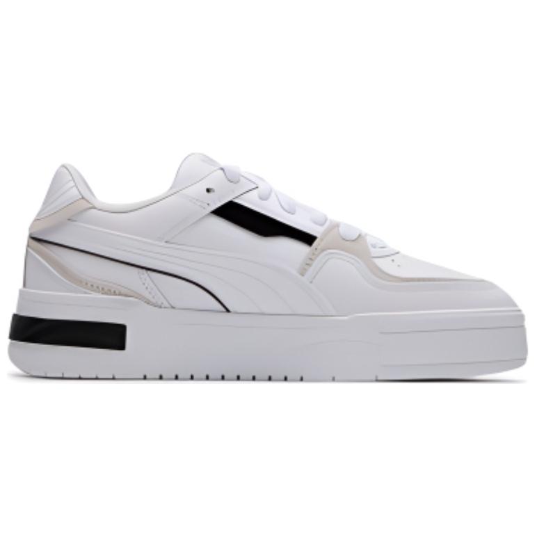 Puma Ca Pro Ripple Bequeme Vielseitige Atmungsaktive Low-Top Sneakers Unisex Sneakers Weiß Schwarz 395773-06