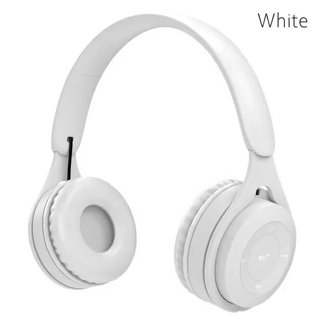 Hifi Zvuk Bluetooth Sluchátka Bezdrátová Over-Ear Headsety s Mikrofonem Redukce Hluku Pohodlné pro Cestování A Domácí Použití