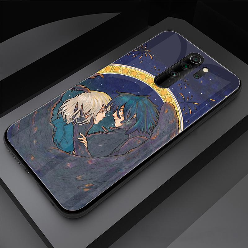 

Чехол для телефона из закаленного стекла «Ходячий замок Хаула» для Redmi Note 5 6 7 8 Pro Note8T Note9S Redmi8 9 Redmi 9