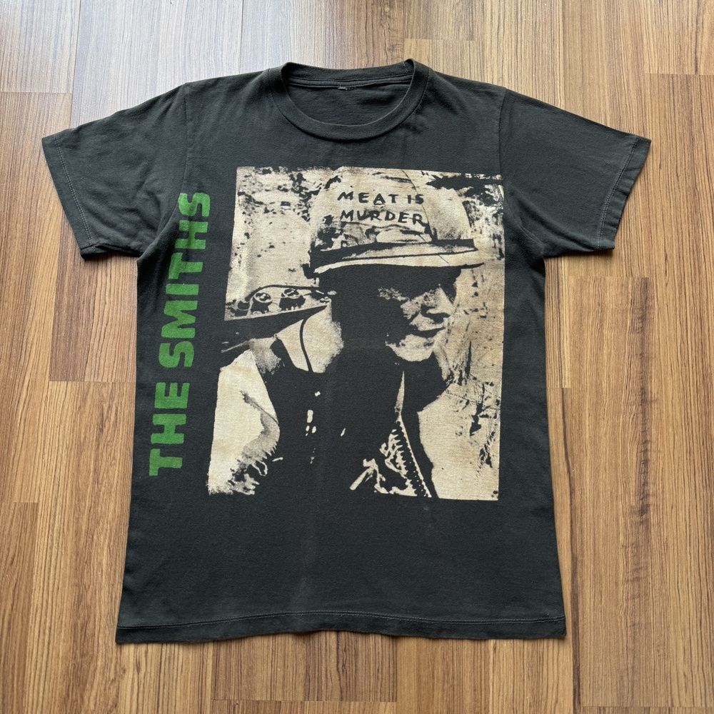 

The Smiths Meat is Murder Morrissey Black Unisex Tshirt Reprint S-5XL Unisex T-Shirt L