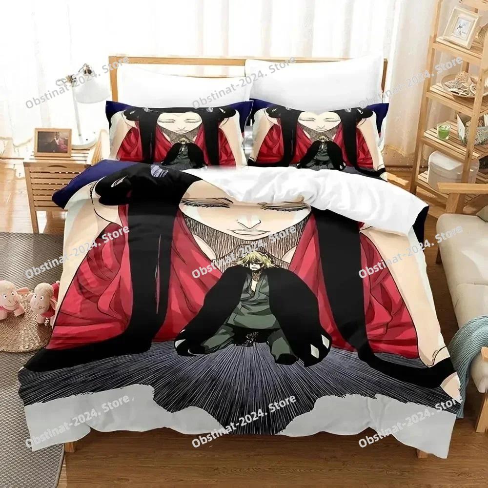 Anime Bleach Urahara Kisuke Ložní souprava Povlak na přikrývku Ložní sada Povlak na přikrývku Povlak na polštář Přikrývka King Queen Size Chlapci Dospělí Ložní prádlo
