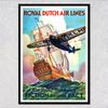 Retro Airways Flights Poster Vintage Aviation Wall Art Print Flying Machines Canvas Painting Pictures for Home Decoration