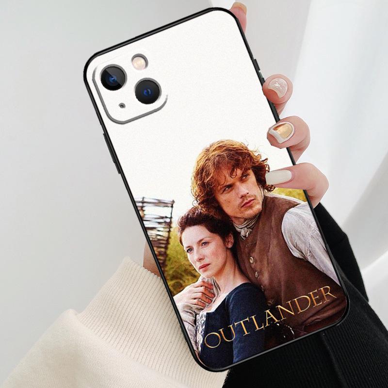 Outlander Jamie and Claire Phone Case For iPhone 17 Pro Max 16 15 14 11 12 13 Pro Max mini 15 16 Plus 16e 17 Air Cover