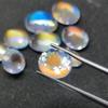 Natural Carat + Size Madagascar Moonstone Lot, Multi-Shape Rainbow Gemstones Lot.