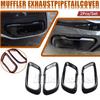 For BMW X5 X6 X7 Tail Pipe Mask G05 G06 G07 Stainless Steel Exhaust Pipe Tail Pipe M60i Muffler Tip Nozzle