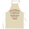 Tablier De Cuisine - Un Documentaliste Aussi Génial - Coton Résistant - Impression Humour - Fabrication France