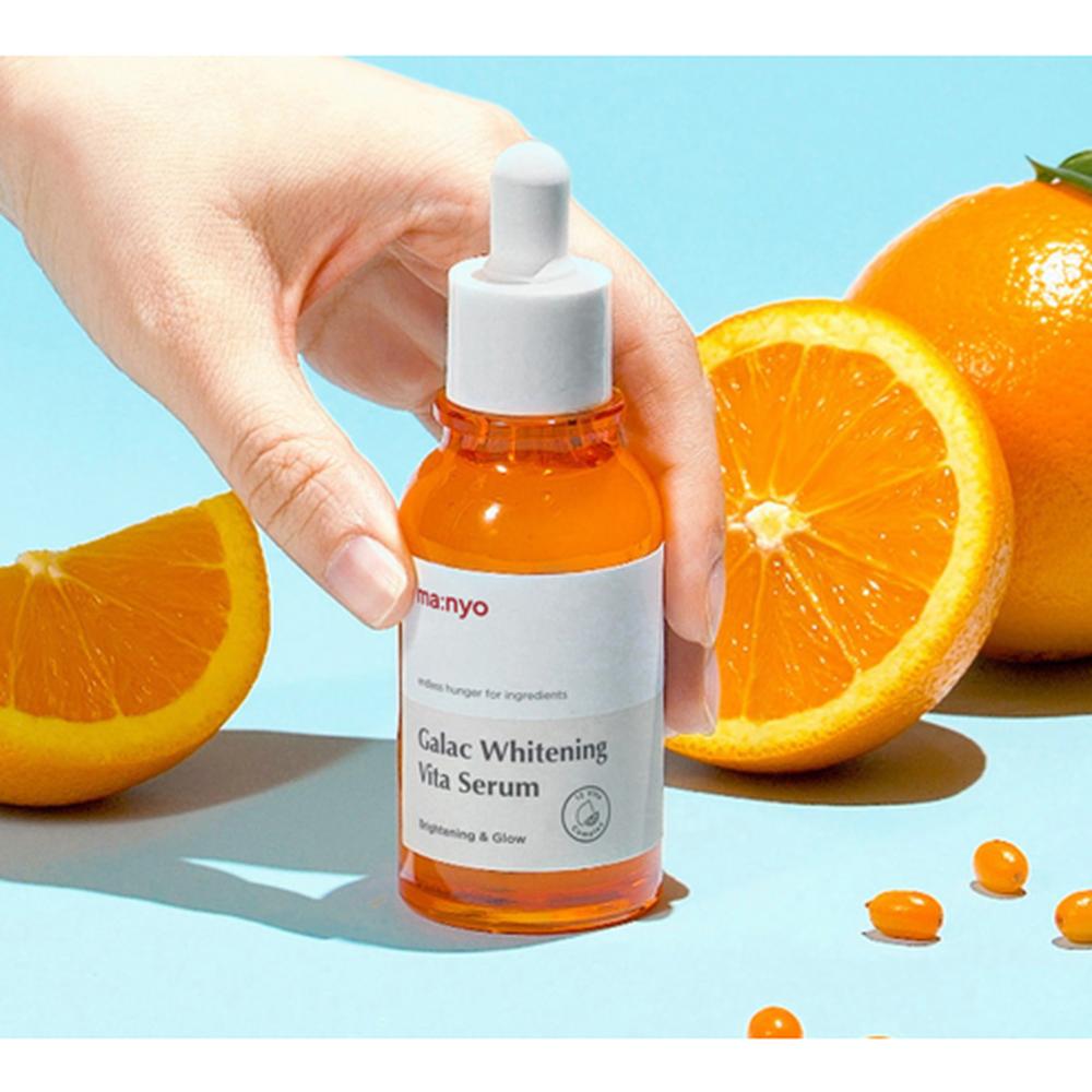 Manyo Factory Galac Whitening Vita Serum 50ml – Brightening & Dark Spot Care, Korean