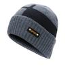 WTEMPO Cold-proof Windproof Outdoor Cycling Knitted Hats Men's Solid Color Thick Fleece Winter Soft Plush Woolen Hats