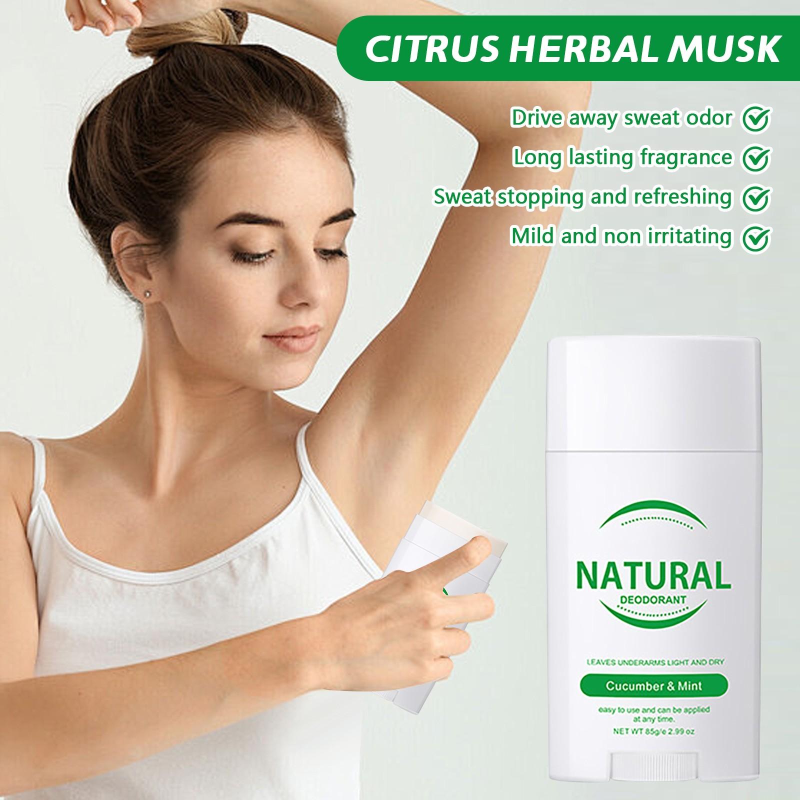 

Натуральный дезодорант, удаляющий запах, стойкий дезодорант-бальзам для тела One Size зелёный