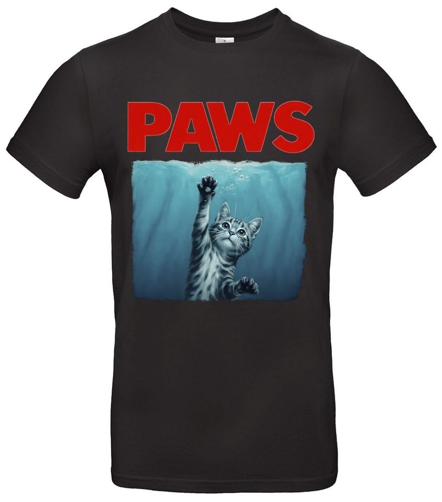 Paws Cat TShirt  Funny Meme Shirt with Paws for Cat Lover Unisex T-Shirt XXL