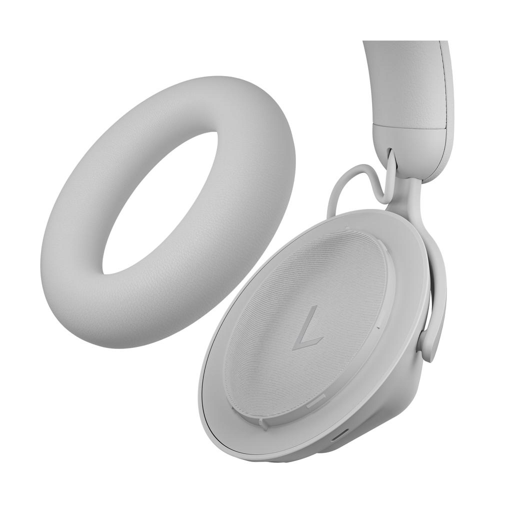 Alienware Pro Wireless Gaming Silber 50mm Aktive Geräuschunterdrückung Abnehmbares Boom-Mikrofon KI-Rauschunterdrückung Leichtgewicht USB Bluetooth Headset, Weiß, Graphenbeschichtete Treiber,