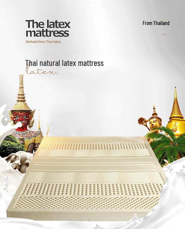 A-Class Natural Thailand Latex Mattress for Mother & Baby - Soft Pad, Home Tatami Use, Sizes: 1.8m×2m, 1.5m×1.9m.