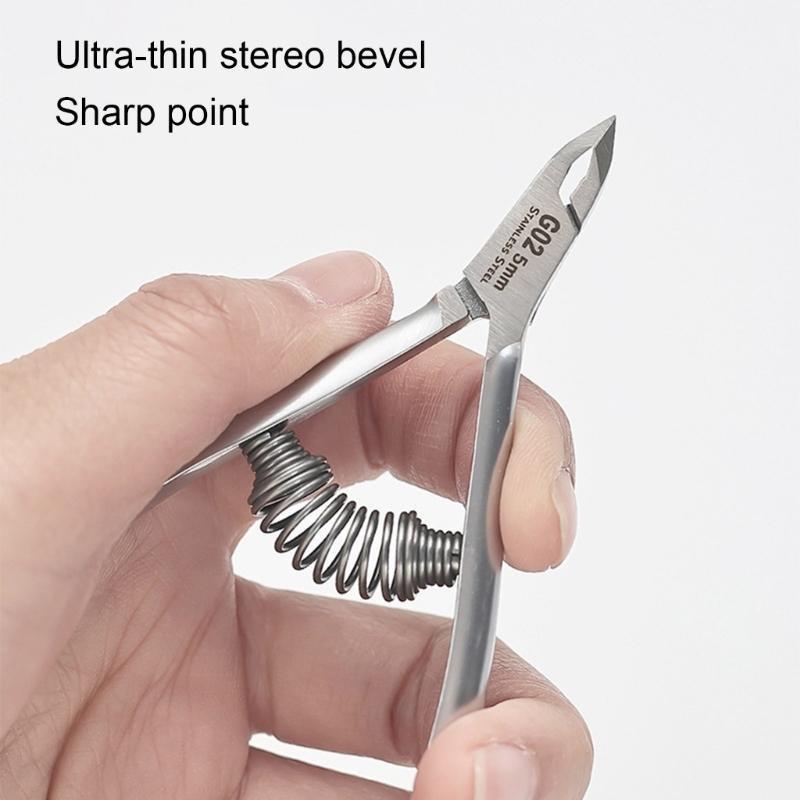 Tagliacuticole Professionale Pinzette per Cuticole Rimuovi Cuticole per Unghie delle Mani e dei Piedi, Strumento per Manicure Pedicure per Donne Me