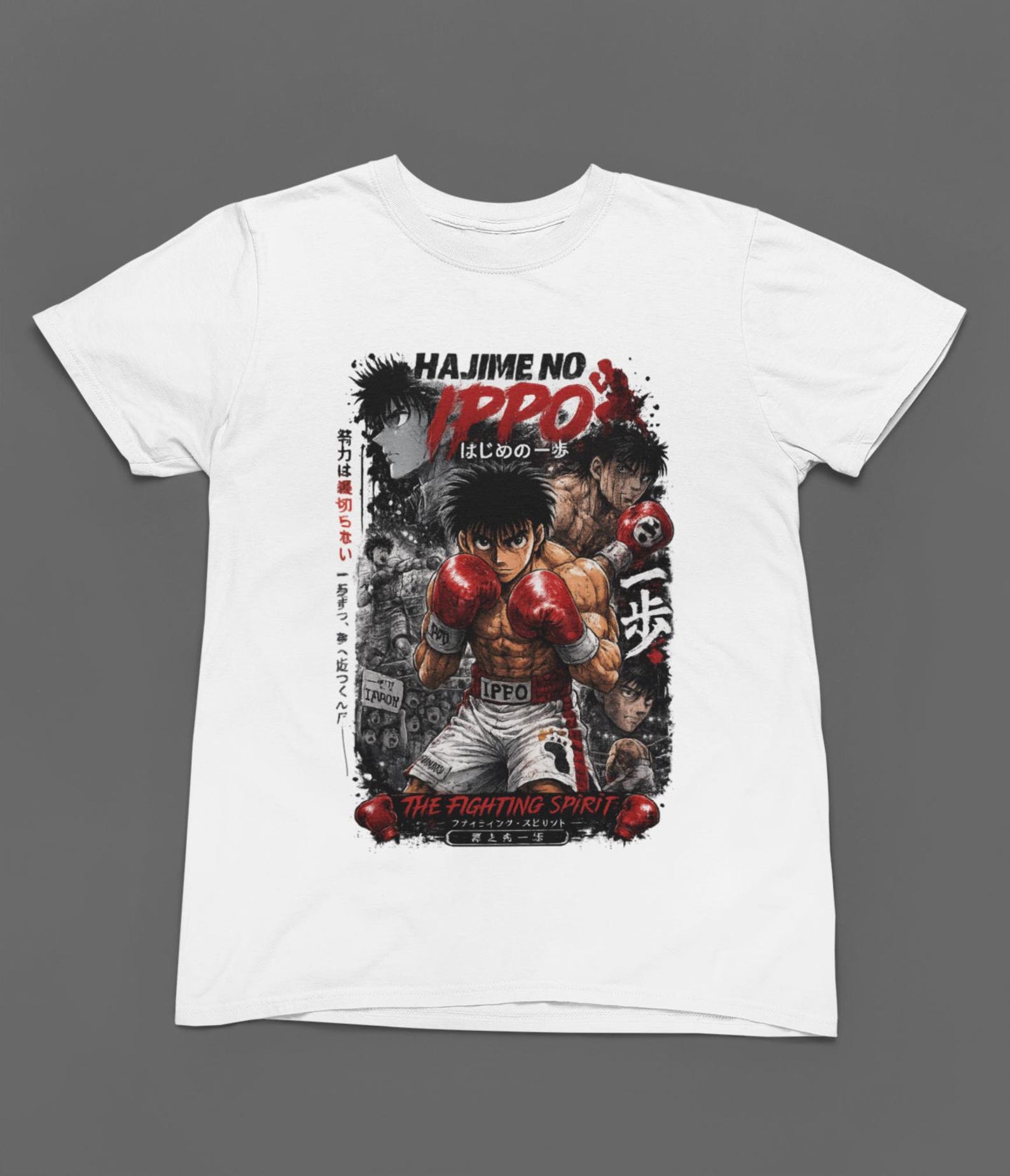 Manga Tshirt, Sport 90s Anime Lovers, Boxing GYM Anime Tshirt, Otaku Ropa, Graphic Anime Unisex Shirt 2XL