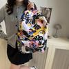 Schultasche Lässiger Rucksack mit Graffiti-Aufdruck Koreanische Version Mori Mittel- und Oberschüler-Schultasche Rucksack für Reisen mit großer Kapazität und geringem Gewicht