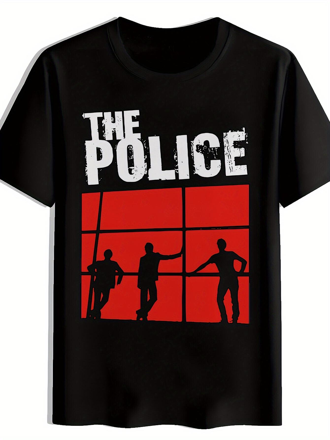 T-shirt THE POLICE Iconic - Iconic Lettering & Print XXXXL