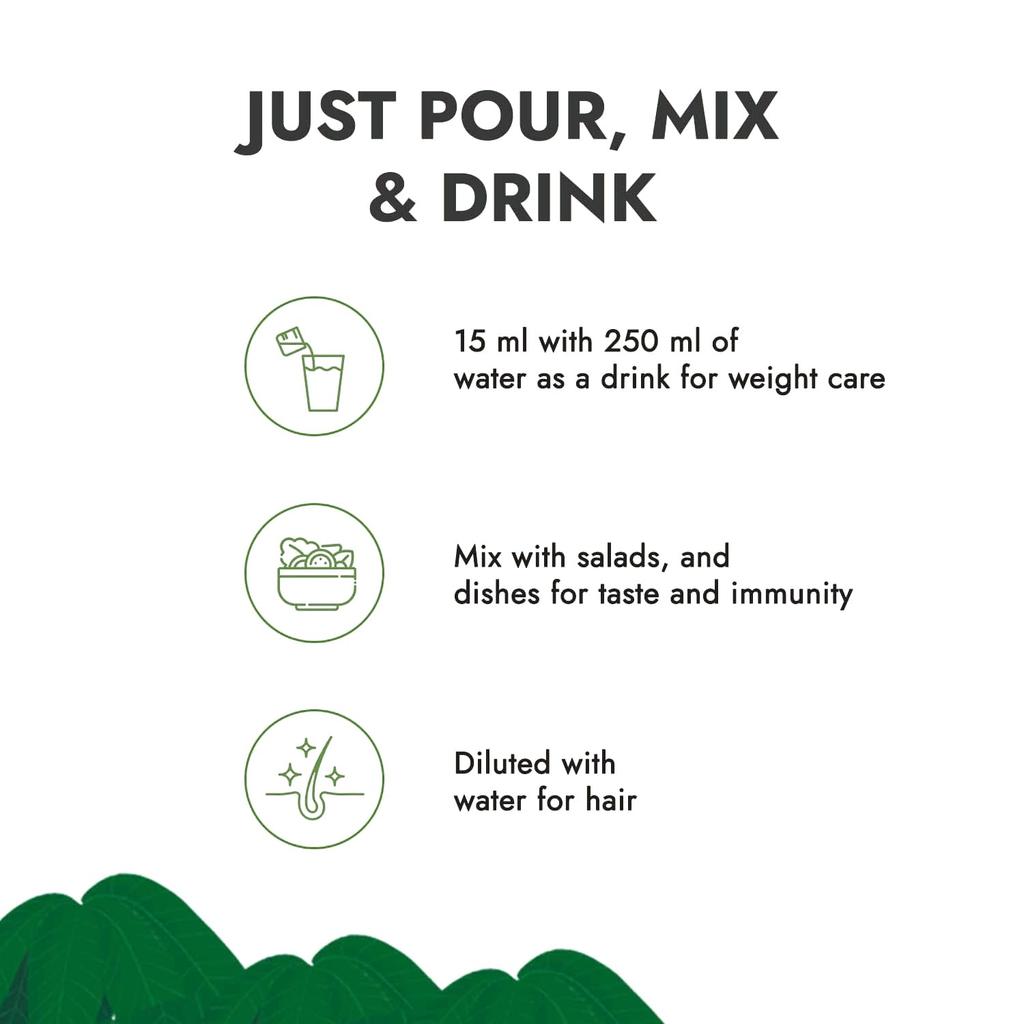 Kapiva Himalayan Apple Cider Vinegar With Mother 500ml | Raw Unpasteurized Unfiltered | Digestive Health & Weight Management