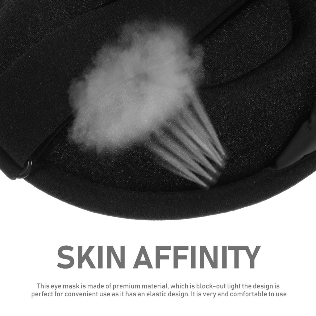 Complete Light Blocking Eye Cover Elastic Memory Cotton Comfortable Sleep Blindfold Breathable Night Eyeshade for