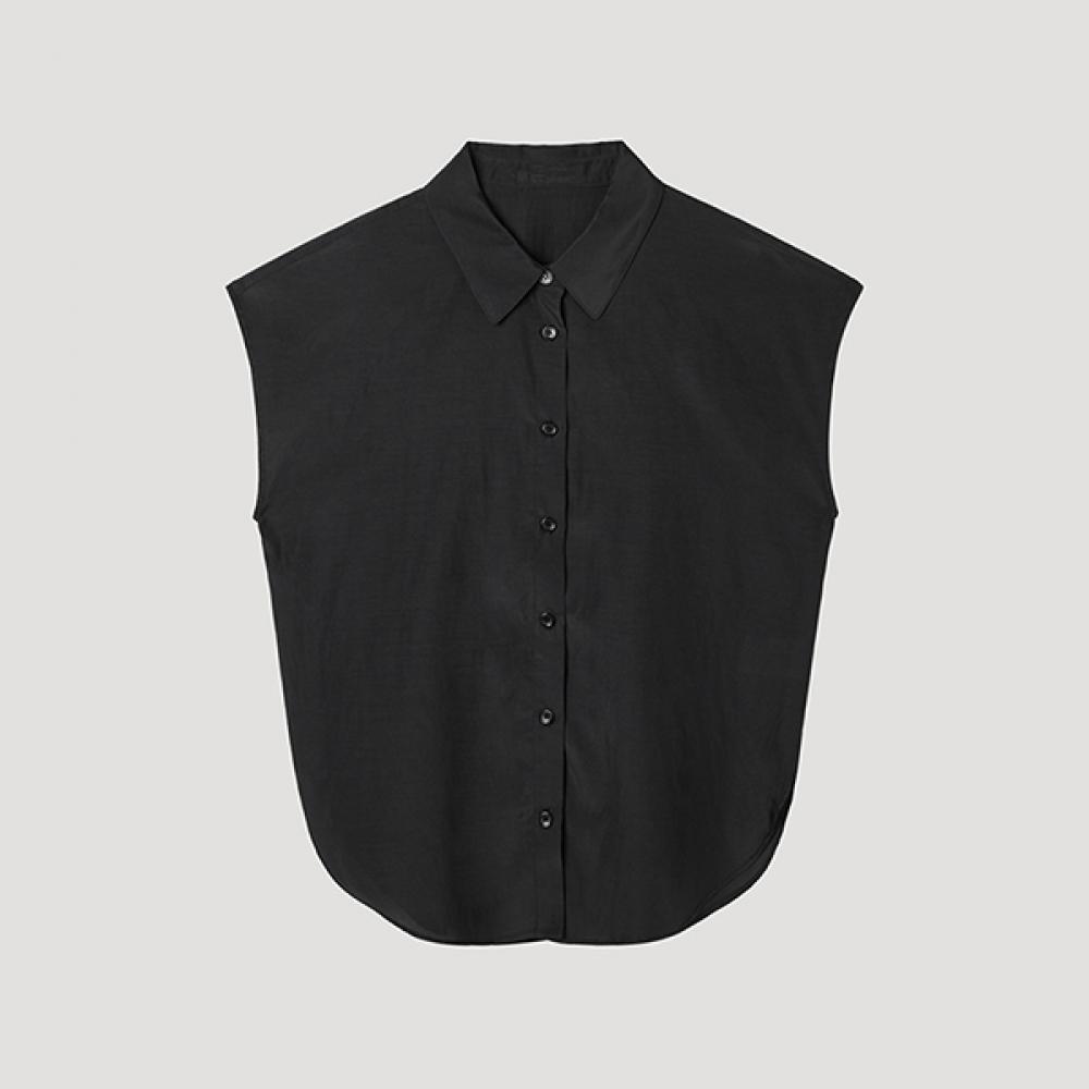

Она S miSe Блузка с коротким рукавом и разрезом SwwStp22040 blacks/77