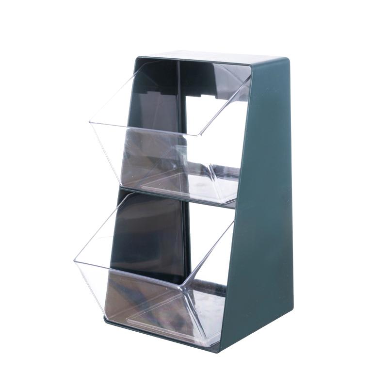 Pudełko do przechowywania kapsułek kawy Pyłoszczelny organizer na torebki kawy i herbaty Organizer na biurko Artykuły piśmiennicze Półka do przechowywania kosmetyków