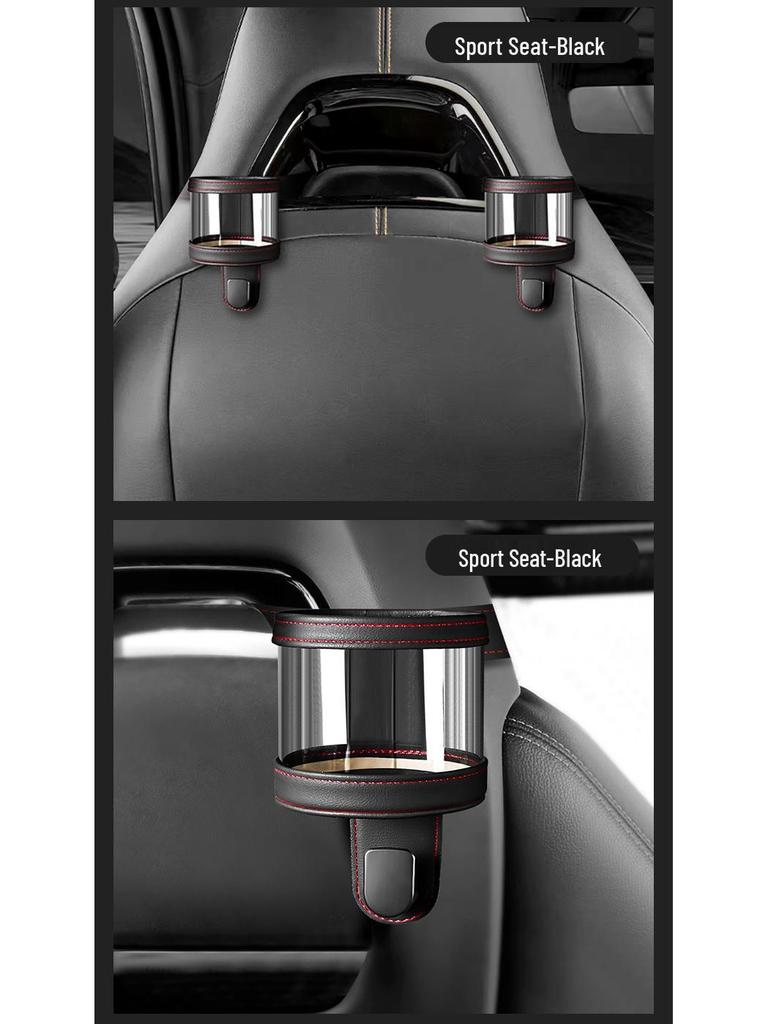 Multifunctional Car Seat Back Hook & Cup Holder for Rear Storage