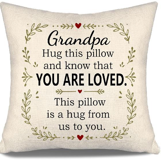 Daughter Hug This Pillow and Know That You Are Loved This Pillow Is A Hug from Me To You Throw Pillow Covers for Daughter from Mom Dad Birthday Gift