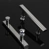Shower Door Handle Home Renovation 225*30mm Chrome Effect