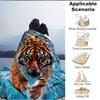 1pc Tiger Print Blanket Lightweight Blanket Throw Blanket For Sofa, Bed, Travel, Camping, Livingroom, Office, Couch, Chair yy251010100