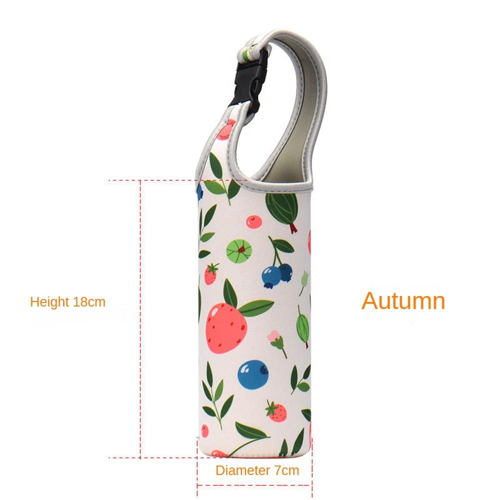Urijk Water Bottle Case Sleeve Sports Insulation Water Bottle Covers Pouch With Strap Portable Cellphone Holder Bottle Bag
