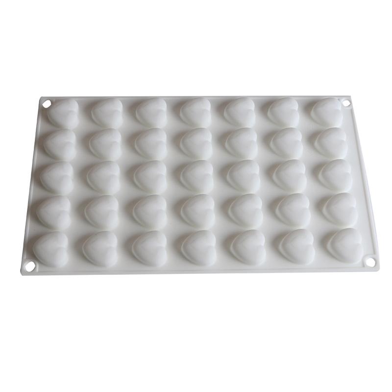 New Heart Silicone Mold  For Baking 3D Love Chocolate Candy Pastry Tools Cake Decoration Ice Cube Tray Kitchen Accessories