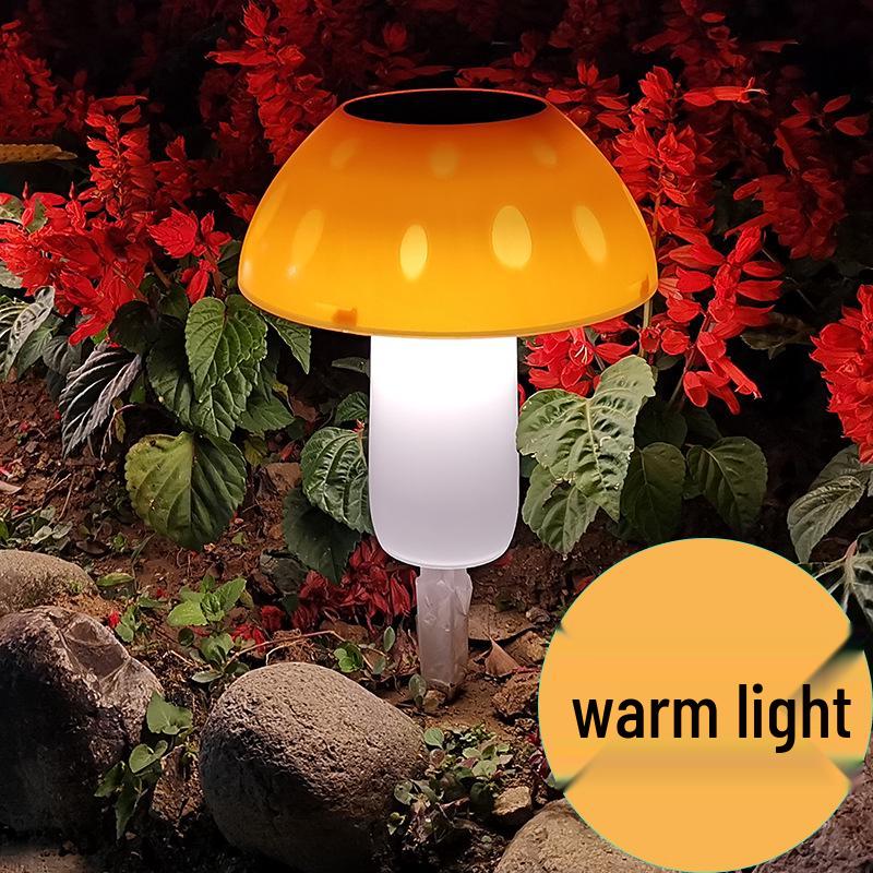 Solar Mushroom Garden Lamp: Outdoor Decorative Light for Courtyard, Villa, and Lawn Areas