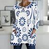 Plus Size Women Crew Neck Long Sleeve Tunic Soft Oversized Tops For Home Life And Casual Walking