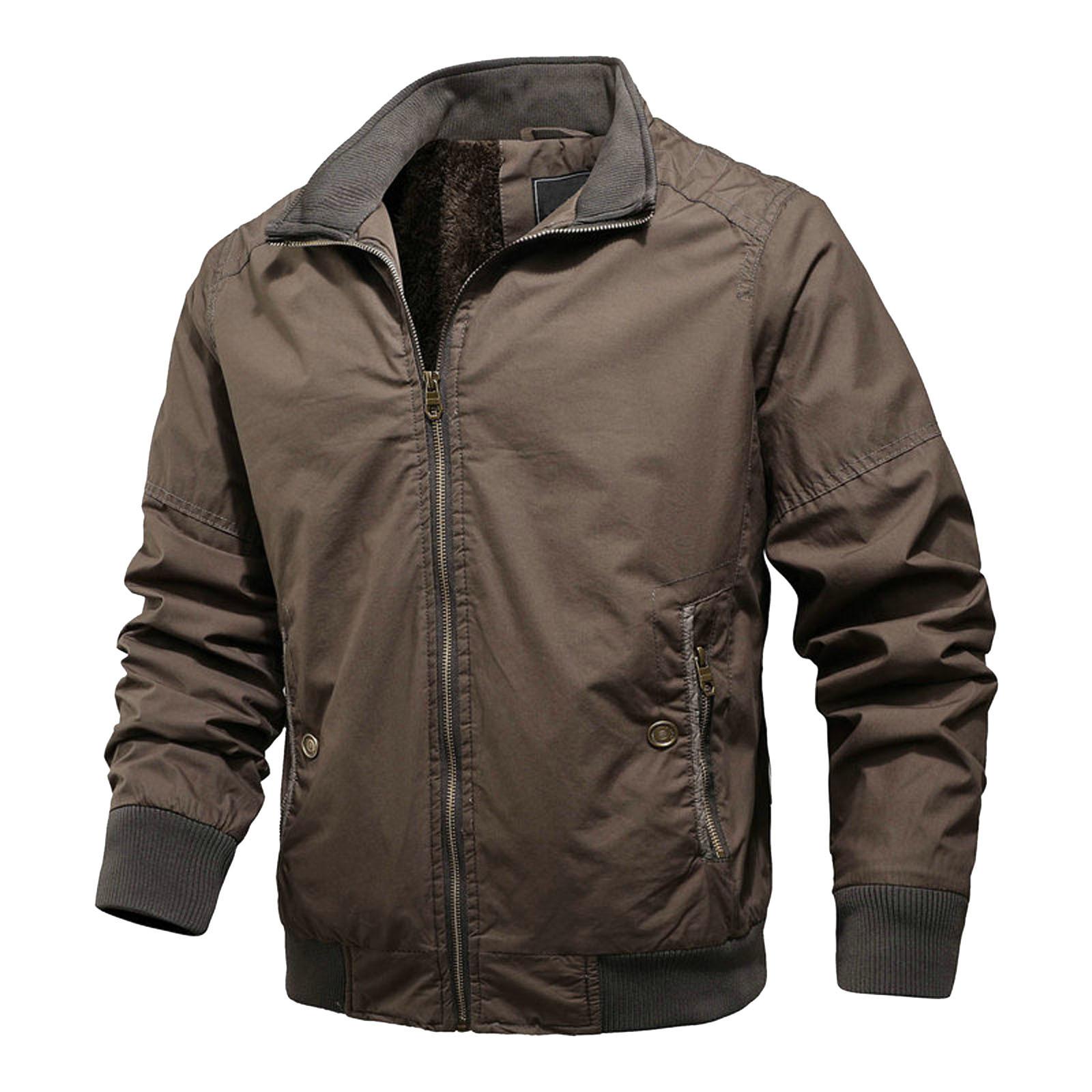 

Мужская зимняя теплая софтшелл с длинным рукавом для ветрозащитного мягкого свитера, блузки, куртки XXL кофейный