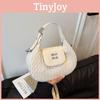 Solid Crescent Shape Color Single Shoulder Crossbody Bag Handbag Fashion Women