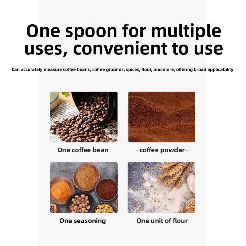 Stainless Steel Coffee Spoon Powder Measuring Spoon Milk Powder Long-handled Coffee Bean Measuring Spoon Milk Tea Powder Spoon