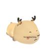 Golden Horn Little Deer Silicone Night Light - Cute Bedside Ornament