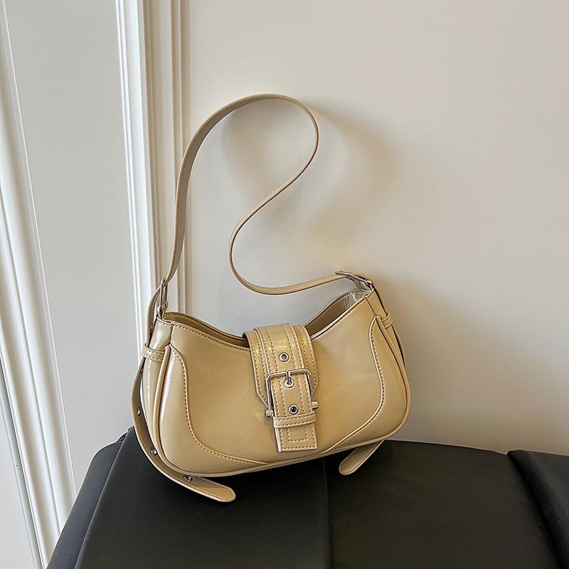 Bag Women's Spring Summer 2025 New Fashion Niche One Shoulder Underarm Bag This year's popular Crossbody Baguette Bag