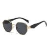 Luxury Brand Design Polygon Metal Sunglasses Women Vintage Frames For Female Glasses Driving travel Street Snap Shades UV400