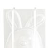 Bunny Silicone Mold Geometric Facet Cute Thanksgiving 3D Silicone Mould Bunny Shaped Mold For Holiday Party Offices Home Room