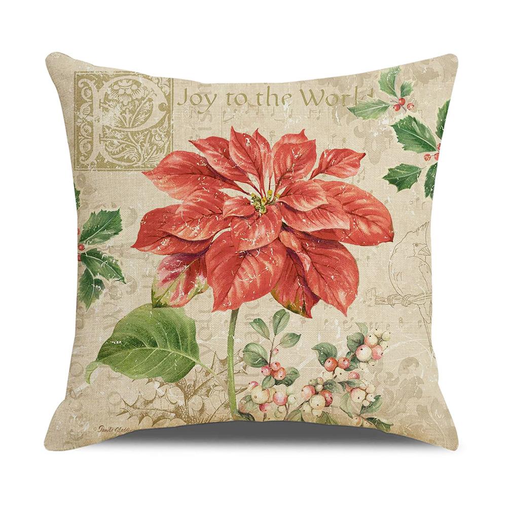 New Home Soft Furnishings Retro Butterfly Newspaper Linen Sofa Office Pillow Cover Cushion Cover