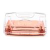 Rose Gold Hole Puncher Durable Aluminum Alloy Ergonomic Portable Paper Puncher Office Planner Accessory Drawing Storage