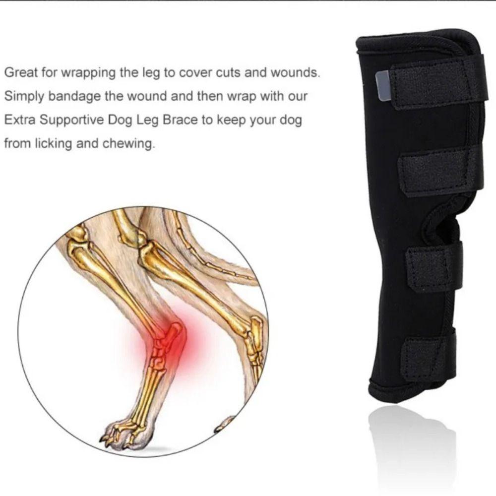 Anti-Lick Dog Bandages Leg Support Knee Brace Strap Breathable Pet Knee Pads  Dog Accessories