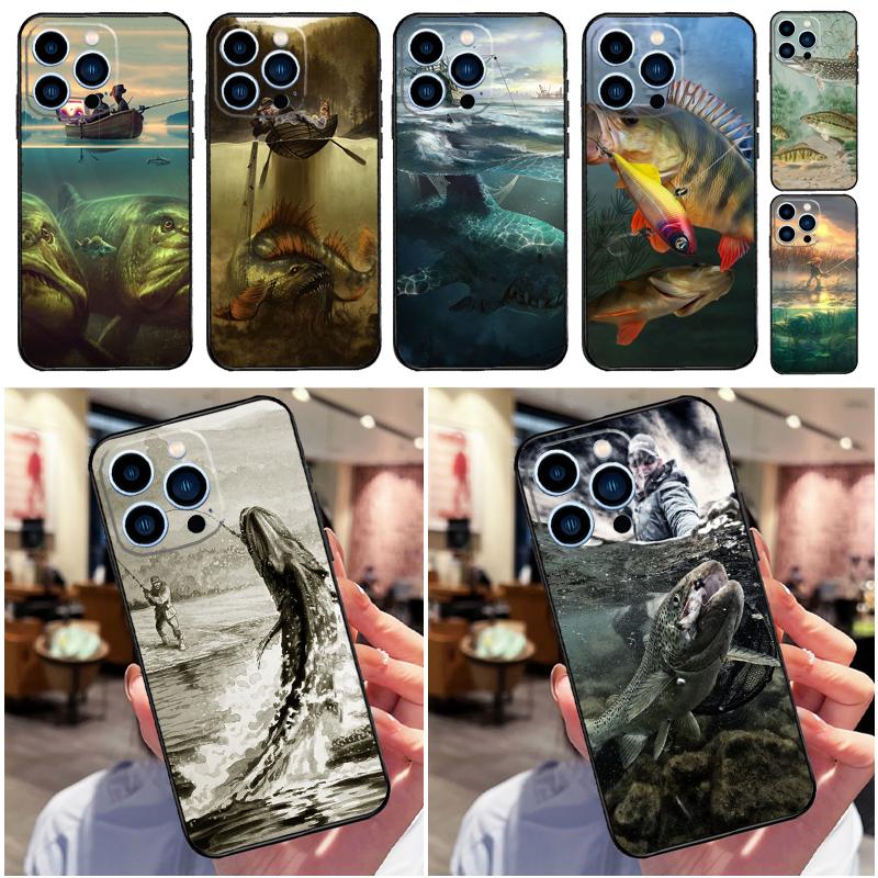 

Чехол для телефона с рыбками для iPhone 13 12 11 14 Pro Max Mini X XR XS MAX SE 2022 2020 7 8 14 Plus