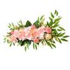 Artificial Rose Garland Silk Fabric Lifelike Rose Flower Vine 70x15cm  for Wedding Party Dining Table Home Decoration