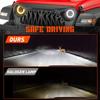 7 Inch Moto Car Led Headlight H4 Round Headlight with Amber Turn Signal For Jeep Wrangler JK TJ Headlamps 7" Headlight