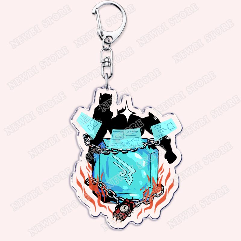 Hot Game Keychains for Accessories Bag FFXIV Samurai Red Black Mage Summoner Gunbreaker Dancer Keyrings Machinist Fans Gifts
