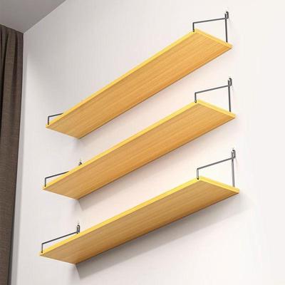 Wall-Mounted Iron Art Bookshelf: No-Drill Decorative Rack for Living Room, Entrance, or Bedroom