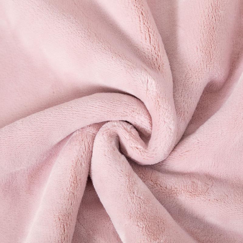 Winter Thickened Double-Layer Milk Fleece Blanket - Solid Color, Soft, Comfortable, and Ideal for Relaxation