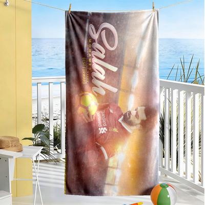 Salah's Liverpool Moment Beach Towel Quick-Dry Soft Microfiber Comfortable Lightweight