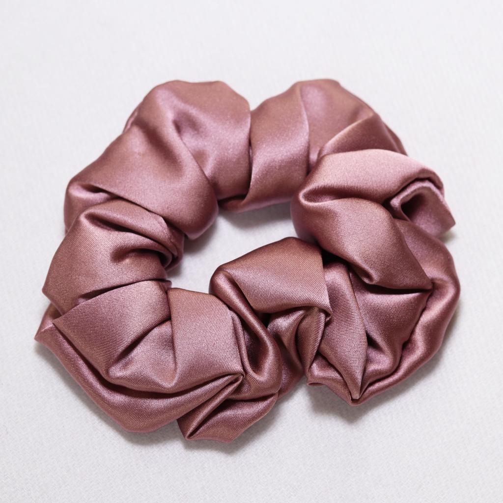 100% Naturalne Jedwabne Gumki do Włosów Akcesoria Elastyczne Gumki do Kucyka Charmeuse Opaski do Włosów Gumki dla Kobiet Dziewcząt 3,5CM